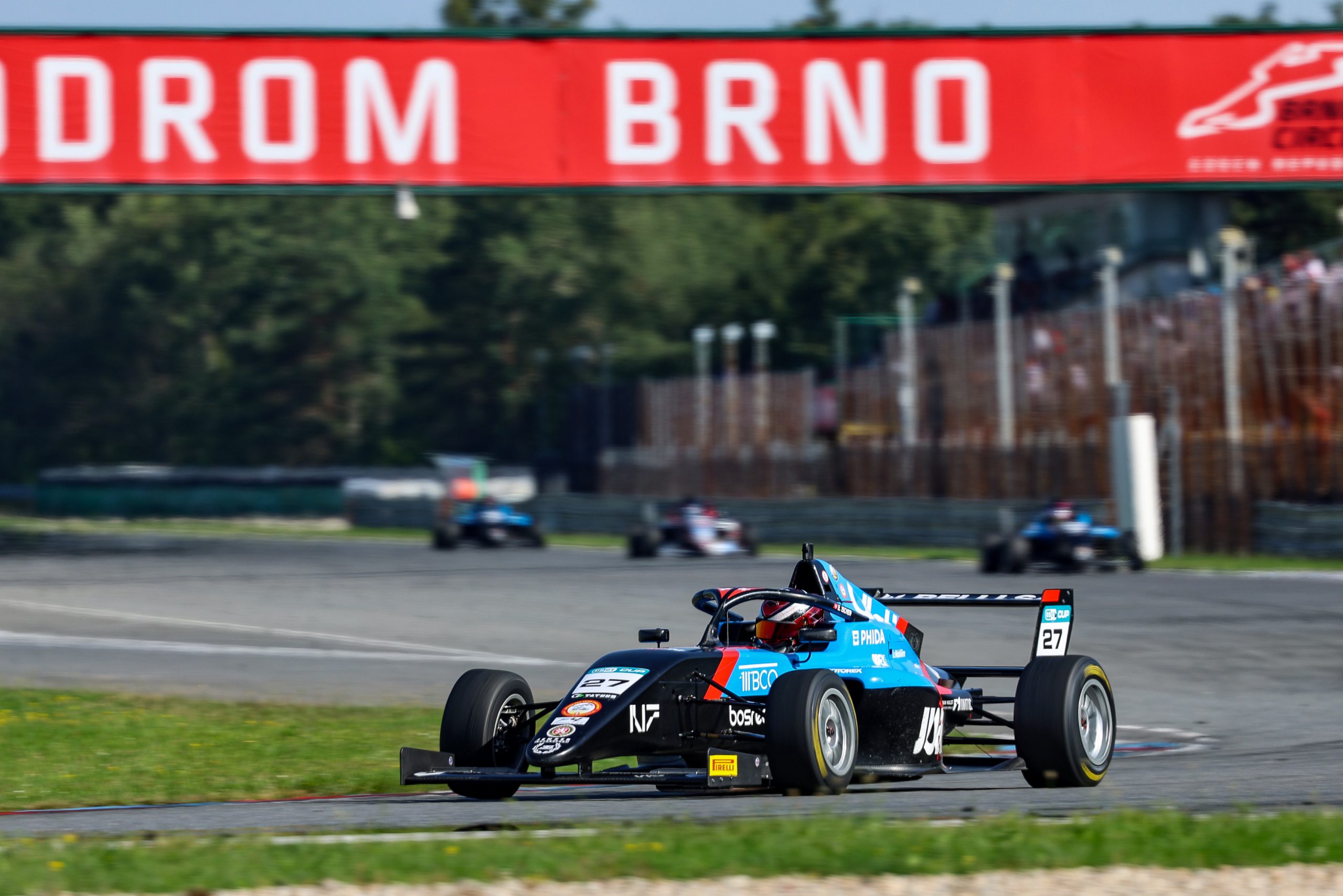Reno Francot and Ethan Ischer take turns at the top in Brno